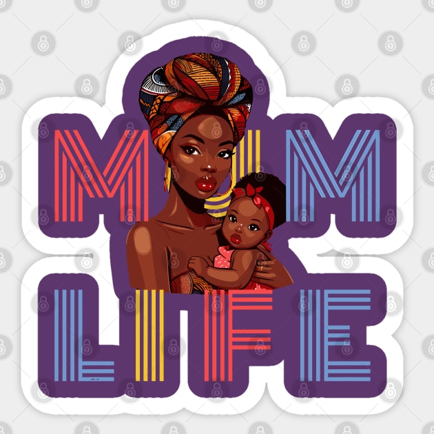 Mum Life Sticker by Graceful Designs